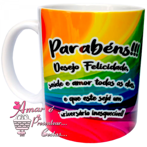 Caneca Aniversário Parabéns